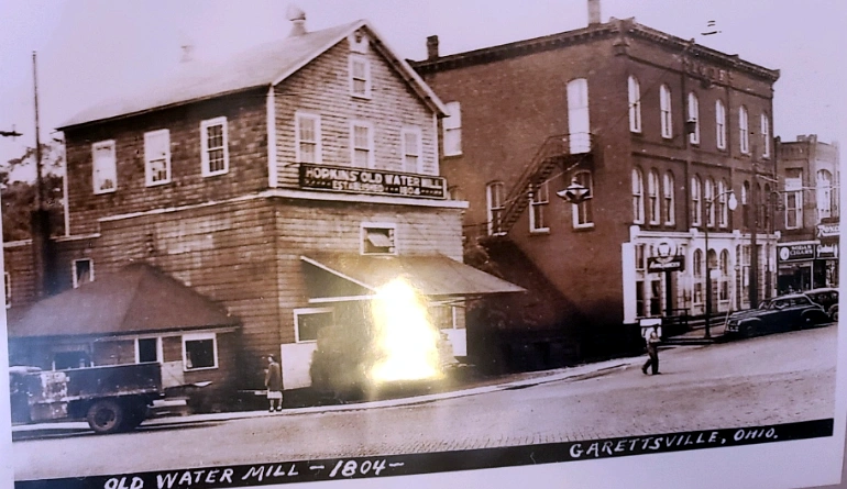 Rebuilt: Hopkins Old Water Mill, with the third floor added by Robert Hopkins and Bruce Ginther