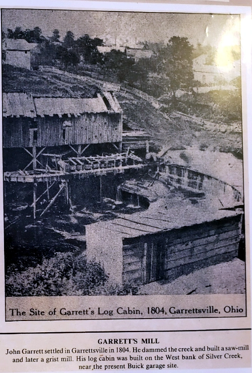 Where it began: Silver Creek at the site of John Garrett's cabin and mill, 1804